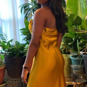 Long yellow/green dress worn once